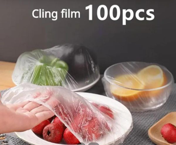 Plastic Food Cover Pack Off 100 Pcs