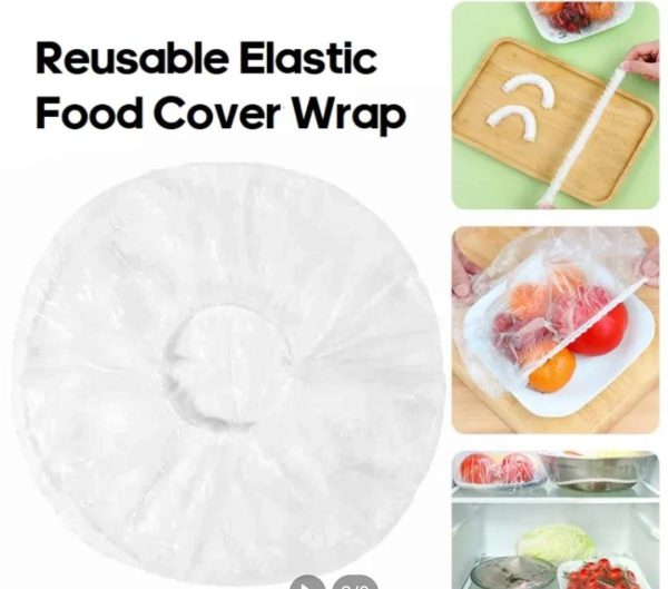 Plastic Food Cover Pack Off 100 Pcs
